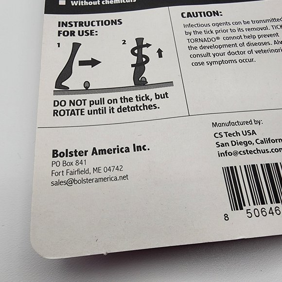 Tick Tornado 2 in Pack Pro Pet Dog Horse Cat Tick Removal Tool Quick Easy & Safe - Picture 7 of 7